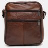 Повседневная мужская кожаная сумка-планшет коричневого цвета Keizer (19372) - 3