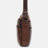 Повседневная мужская кожаная сумка-планшет коричневого цвета Keizer (19372) - 4