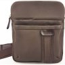 Кожаная мужская сумка-планшет с ремнем на плечо VATTO (11708) - 4