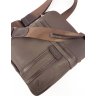 Кожаная мужская сумка-планшет с ремнем на плечо VATTO (11708) - 8