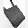 Мужская сумка планшет черного цвета из винтажной кожи VATTO (11808) - 5