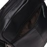 Черная мужская сумка из зернистой кожи с плечевым ремнем Borsa Leather (19379) - 8