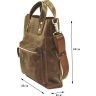 Большая мужская сумка из натуральной винтажной кожи VATTO (12107) - 2