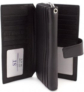 Місткий гаманець-клатч з відділенням на блискавці ST Leather (18848) - 2
