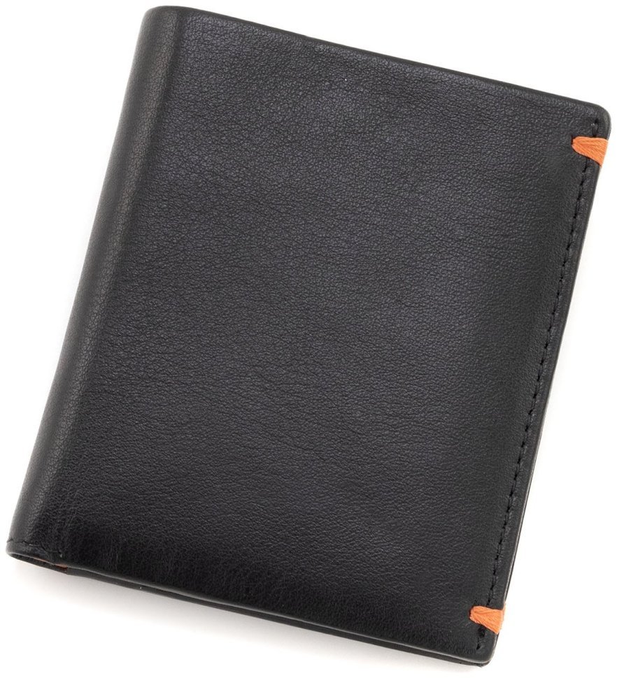 Мужское кожаное портмоне небольшого размера с монетницей Visconti Brig 77366 modnotak фото №1