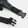 Чоловіча шкіряна сумка на пояс чорного кольору Keizer (22078) - 5