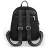 Жіночий текстильний міський рюкзак середнього розміру в чорному кольорі Confident 77566 - 4
