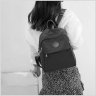 Женский текстильный городской рюкзак среднего размера в черном цвете Confident 77566 - 5