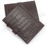 Коричневий шкіряний гаманець з блоком для документів KARYA (0914-57) - 3