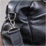 Черная дорожная сумка из натуральной кожи с ручками SHVIGEL 2411120 - 8