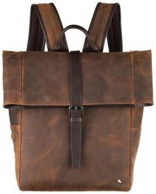 Кожаный рюкзак винтажного стиля в коричневом цвете Visconti 79466