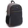 Сіро-чорний чоловічий рюкзак великого розміру з поліестеру Aoking 71567 - 1