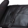 Миниатюрная мужская сумка с плечевым ремнем из коричневой кожи Borsa Leather (15660) - 5