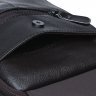 Миниатюрная мужская сумка с плечевым ремнем из коричневой кожи Borsa Leather (15660) - 7