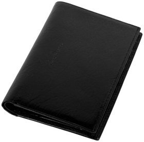 Кошелек органайзер из натуральной кожи с блокнотом Vip Collection 102567 (черный)