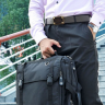 Текстильная сумка – трансформер делового стиля под документы А4 и ноутбук NUMANNI 355 (00-355) - 27