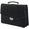 Портфель с отделением для ноутбука 15.6″ из натуральной кожи Vip Collection 102667 (черная) modnotak фото - 1