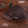 Оригінальний чоловічий гаманець - клатч коричневого кольору VINTAGE STYLE (14193) - 5
