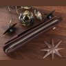 Оригинальный мужской кошелек - клатч коричневого цвета VINTAGE STYLE (14193) - 6