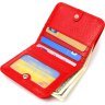 Червоний жіночий гаманець невеликого розміру з натуральної шкіри CANPELLINI (2421803) - 4