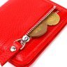 Червоний жіночий гаманець невеликого розміру з натуральної шкіри CANPELLINI (2421803) - 5