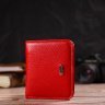 Червоний жіночий гаманець невеликого розміру з натуральної шкіри CANPELLINI (2421803) - 6
