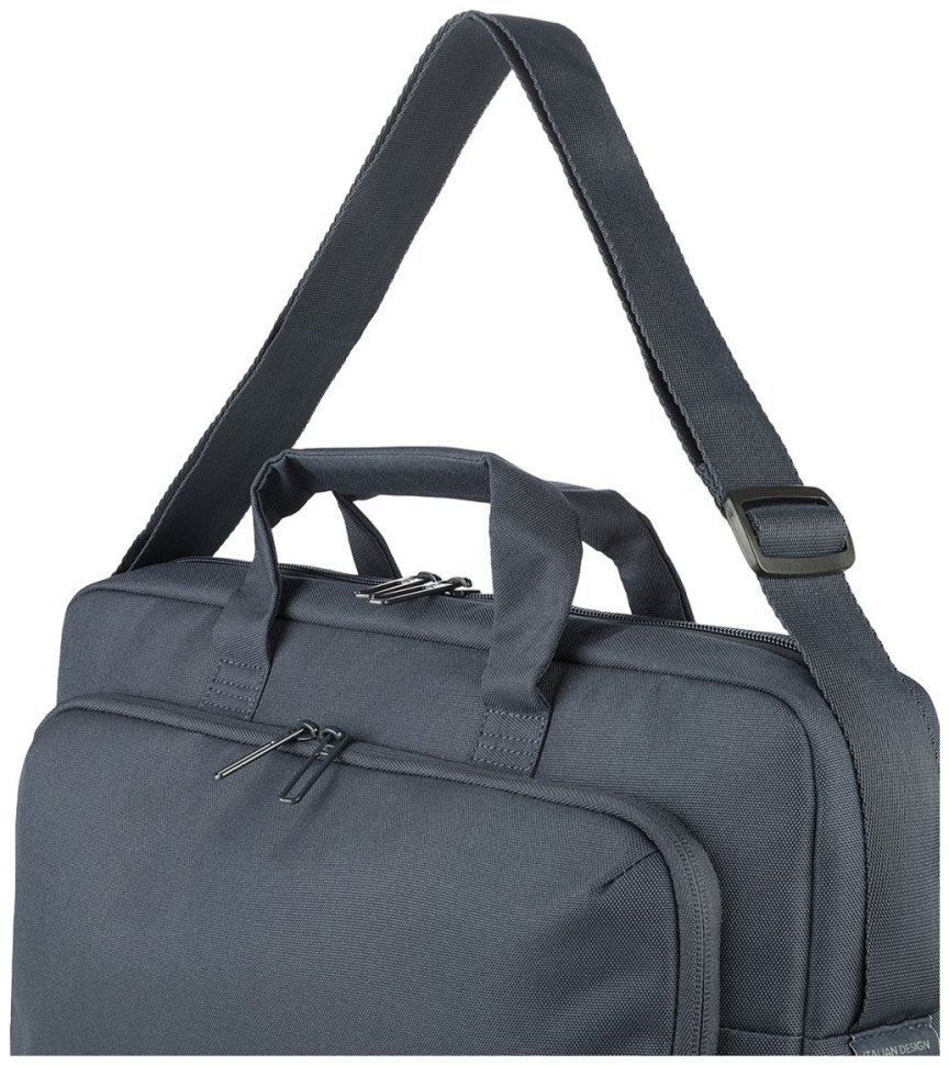 Деловая сумка для ноутбука до 15" с наплечным ремнем Tucano Star синего цвета 103567 modnotak фото №4