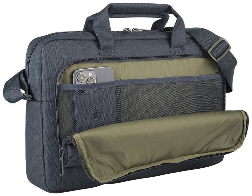 Деловая сумка для ноутбука до 15" с наплечным ремнем Tucano Star синего цвета 103567 modnotak фото №5