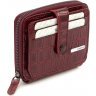 Набір з гаманця та картхолдера червоного кольору на подарунок жінці KARYA (19852) - 2