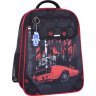 Чорний шкільний рюкзак для хлопчиків з принтом автомобіля Bagland (53767) - 1