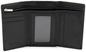 Невеликий шкіряний гаманець жіночий ST Leather 94567 чорний