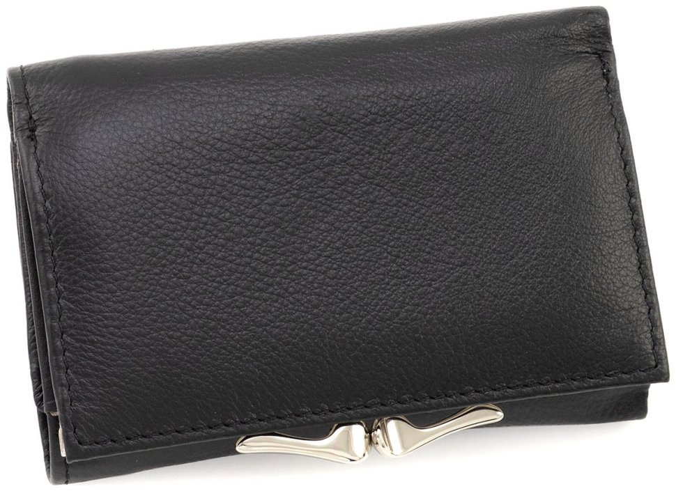 Небольшой кожаный женский кошелек ST Leather 94567 черный фото №4 Небольшой кожаный женский кошелек ST Leather 94567 черный modnotak фото №4