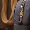 Стильний жіночий рюкзак із натуральної шкіри коричневого кольору Shvigel (16310) - 9