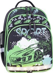 Чорний шкільний рюкзак для хлопчиків із текстилю Bagland (55367)
