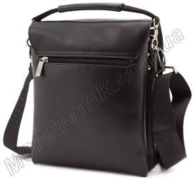 Мужская фирменная сумка из кожзама Polo (10147)