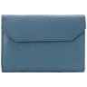 Женский кошелек из фактурной кожи с монетницей на кнопке Desisan 107067 голубого цвета фото №2 Женский кошелек из фактурной кожи с монетницей на кнопке Desisan 107067 голубого цвета modnotak фото - 2