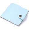 Блакитний жіночий гаманець із гладкої шкіри без монетниці Shvigel (2416470) - 1