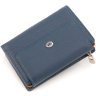 Шкіряний жіночий гаманець середнього розміру в синьому кольорі ST Leather 1767267 - 3