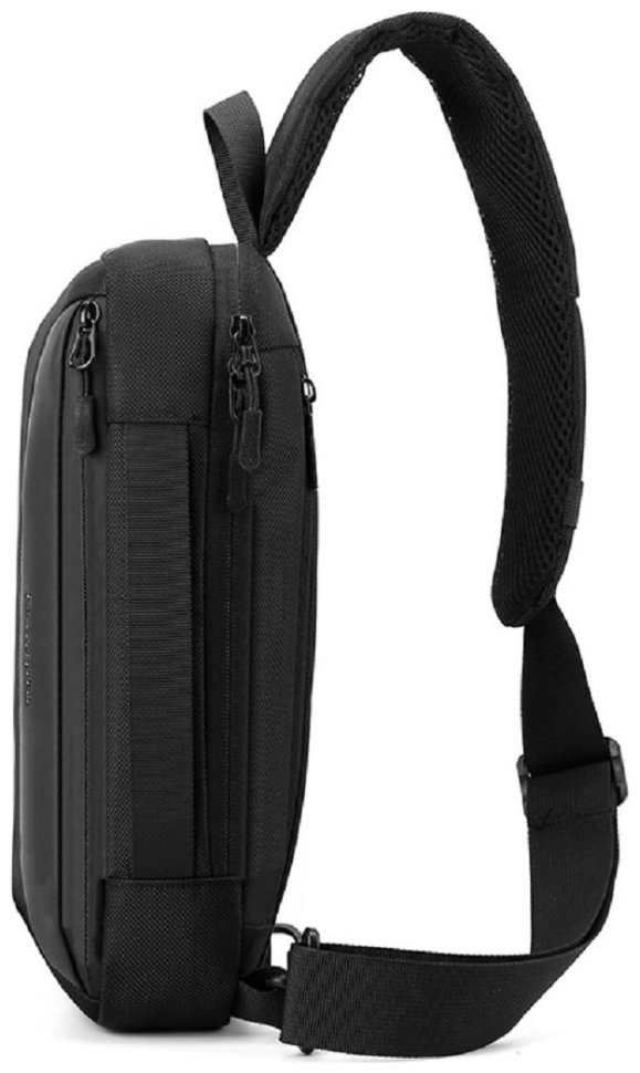 Стильная мужская сумка-слинг через плечо из текстиля Confident 77467 modnotak фото №8