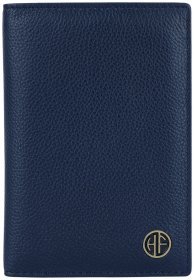 Обложка для паспорта из кожи флотар без застежки Hammonds Flycatcher PH602 синего цвета 107967