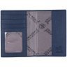 Обложка для паспорта из кожи флотар без застежки Hammonds Flycatcher PH602 синего цвета 107967 modnotak фото - 3