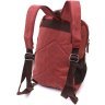 Чоловіча текстильна сумка-рюкзак бордового кольору на дві блискавки Vintage 2422170 - 2