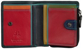 Маленький кожаный женский кошелек Visconti RB112 Chile Black Rhumba 108867 черный