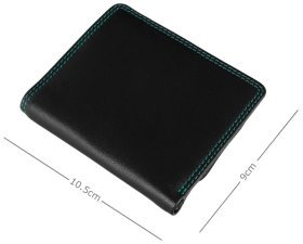 Маленький кожаный женский кошелек Visconti RB112 Chile Black Rhumba 108867 черный