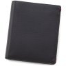 Небольшое мужское портмоне из гладкой кожи черного цвета без фиксации Visconti Brig 69067 - 1