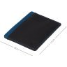Кожаный картхолдер черно-синего цвета с RFID-защитой Visconti 69167 - 3