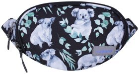 Поясная женская сумка (бананка) текстильная с принтом коал Bagland 111168