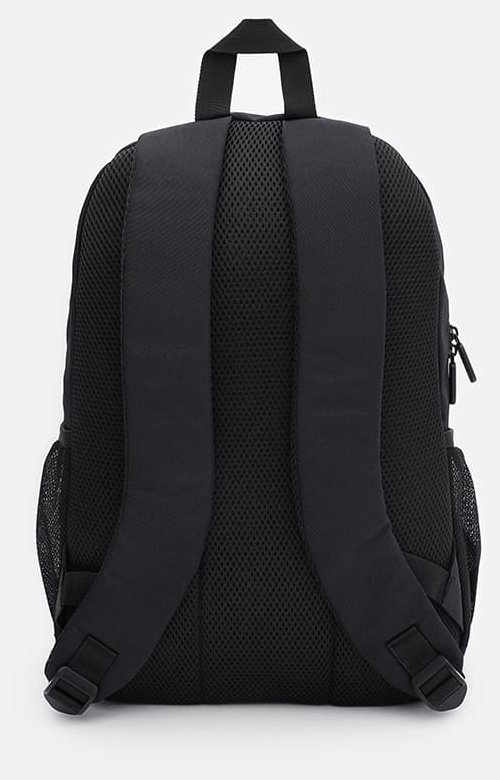 Черный вместительный мужской рюкзак из полиэстера Aoking 71568