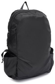 Чоловічий рюкзак із чорного текстилю на одне відділення Monsen 71768