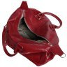 Дорожная сумка из натуральной кожи в цвете бургунди под рептилию Vip Collection 102368 modnotak фото - 7